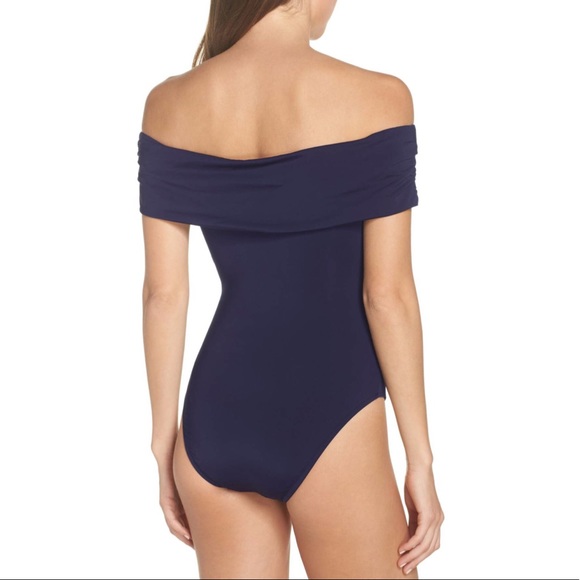 NEW WOT and never worn! Trina Turk Off The Shoulder One Piece Swimsuit 8 - Picture 3 of 8